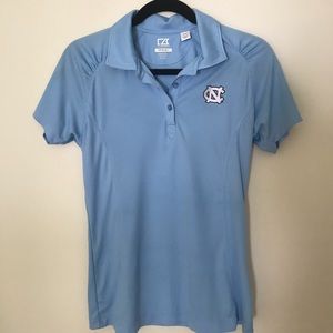 Ladies small UNC polo by Cutter and Buck